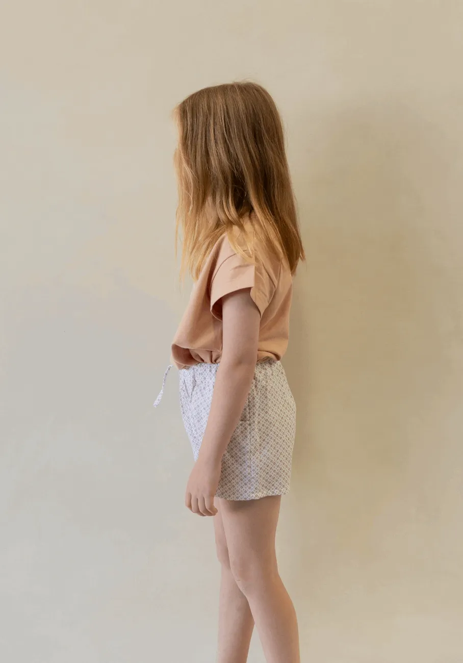 Miann & Co Kids - Elastic Waist Shorts - Geo Print