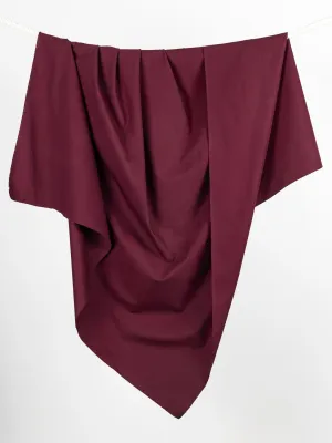 Midweight Organic Cotton Canvas - Merlot - Swatch