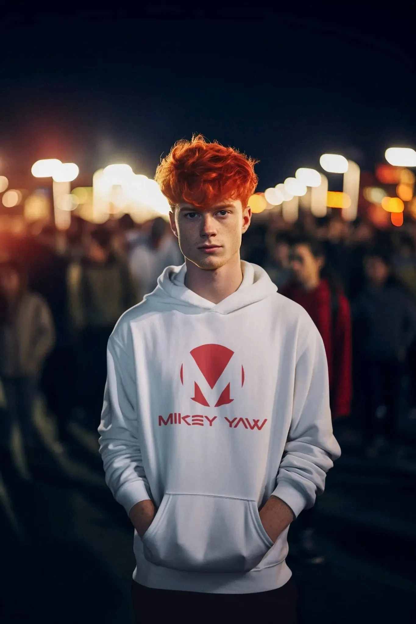 Mikey Yaw Monogram Premium Heavyweight Hooded Sweatshirt
