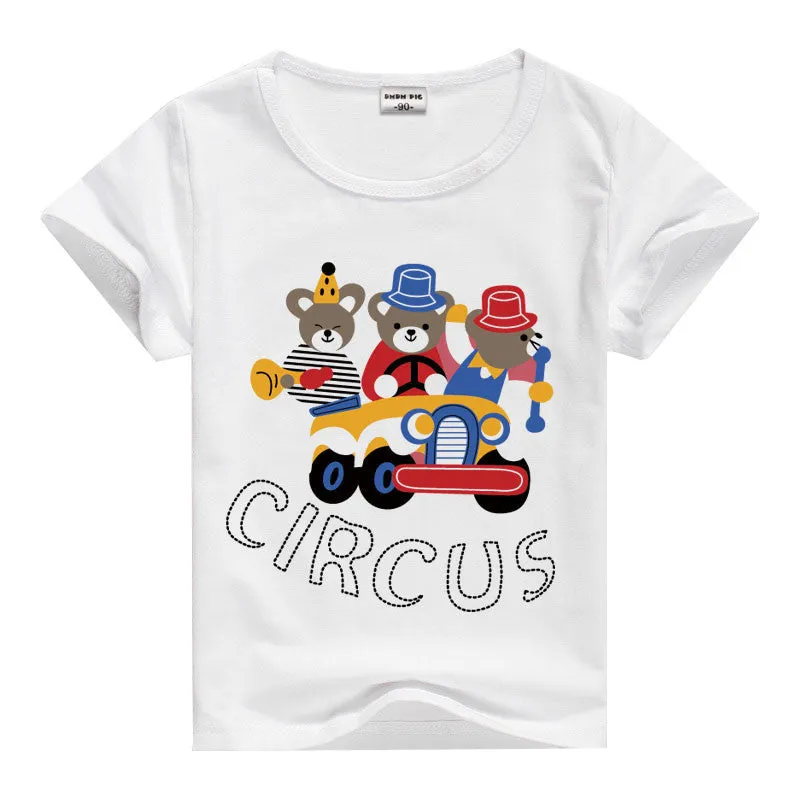 Minions T Shirts Kids Children's Clothing Baby Boy Girl Clothes T Shirt Short Sleeve T-Shirts For Boys Girls Tops Tees T-shirt