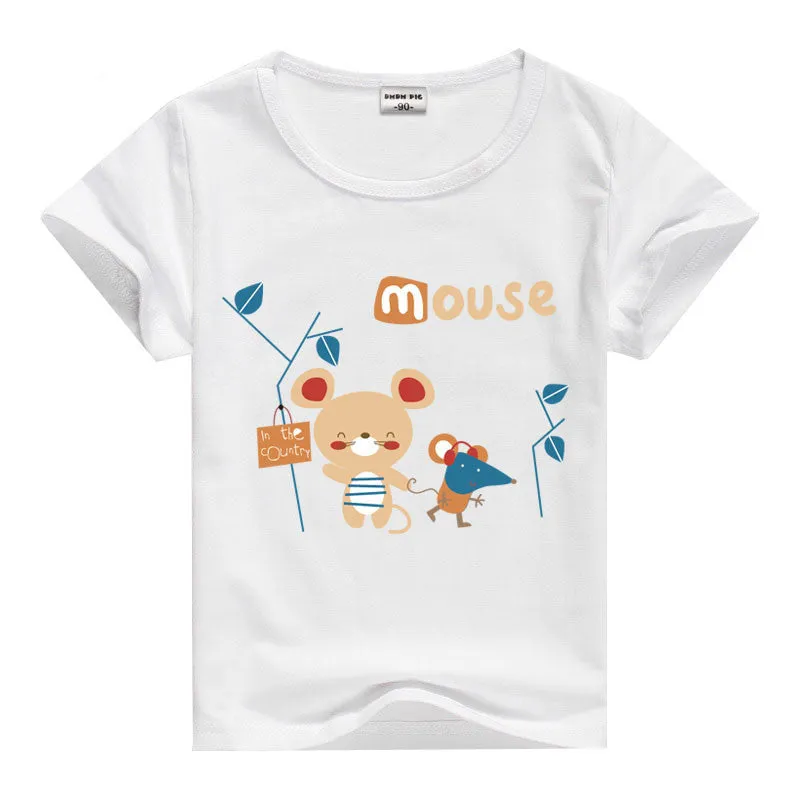 Minions T Shirts Kids Children's Clothing Baby Boy Girl Clothes T Shirt Short Sleeve T-Shirts For Boys Girls Tops Tees T-shirt