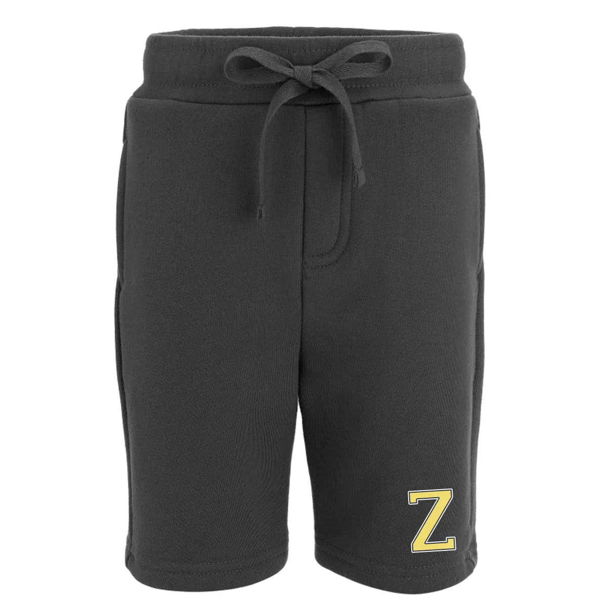 MiniVIP© Personalised Varisty Letters Black Shorts