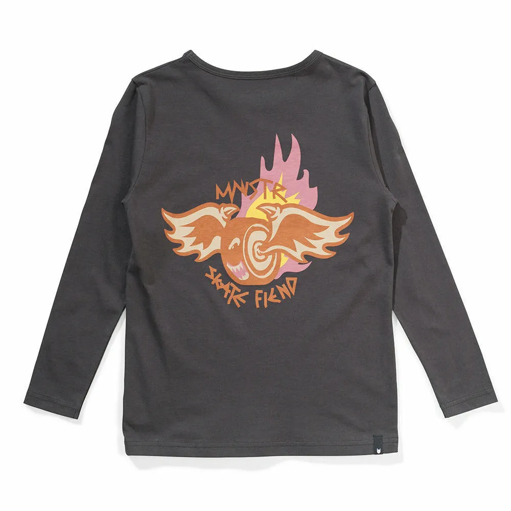 Mnstacruz Ls Tee - Soft Blk