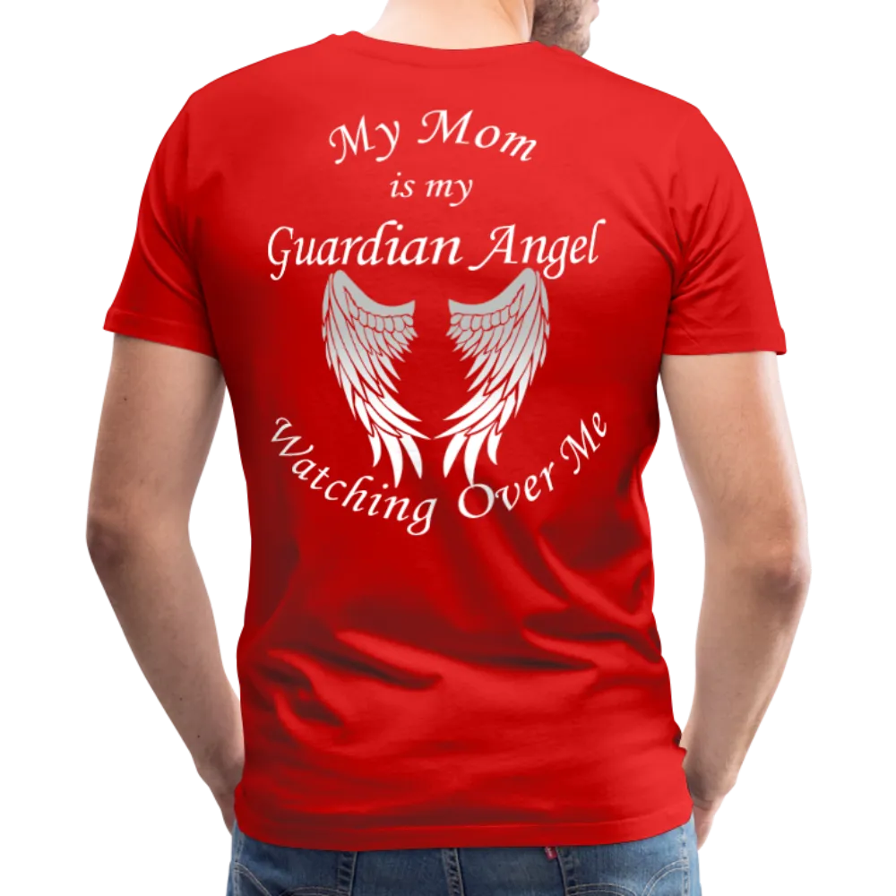 Mom Guardian Angel Men's Premium T-Shirt (CK1460)