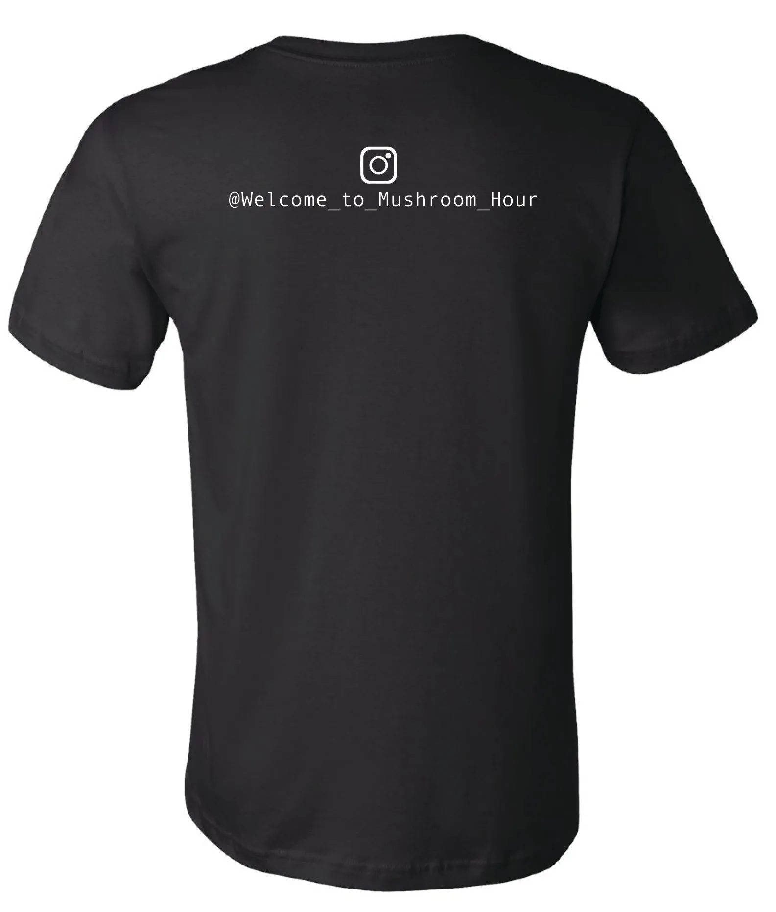 Mushroom Clocktower T-Shirt - Black, White & Red