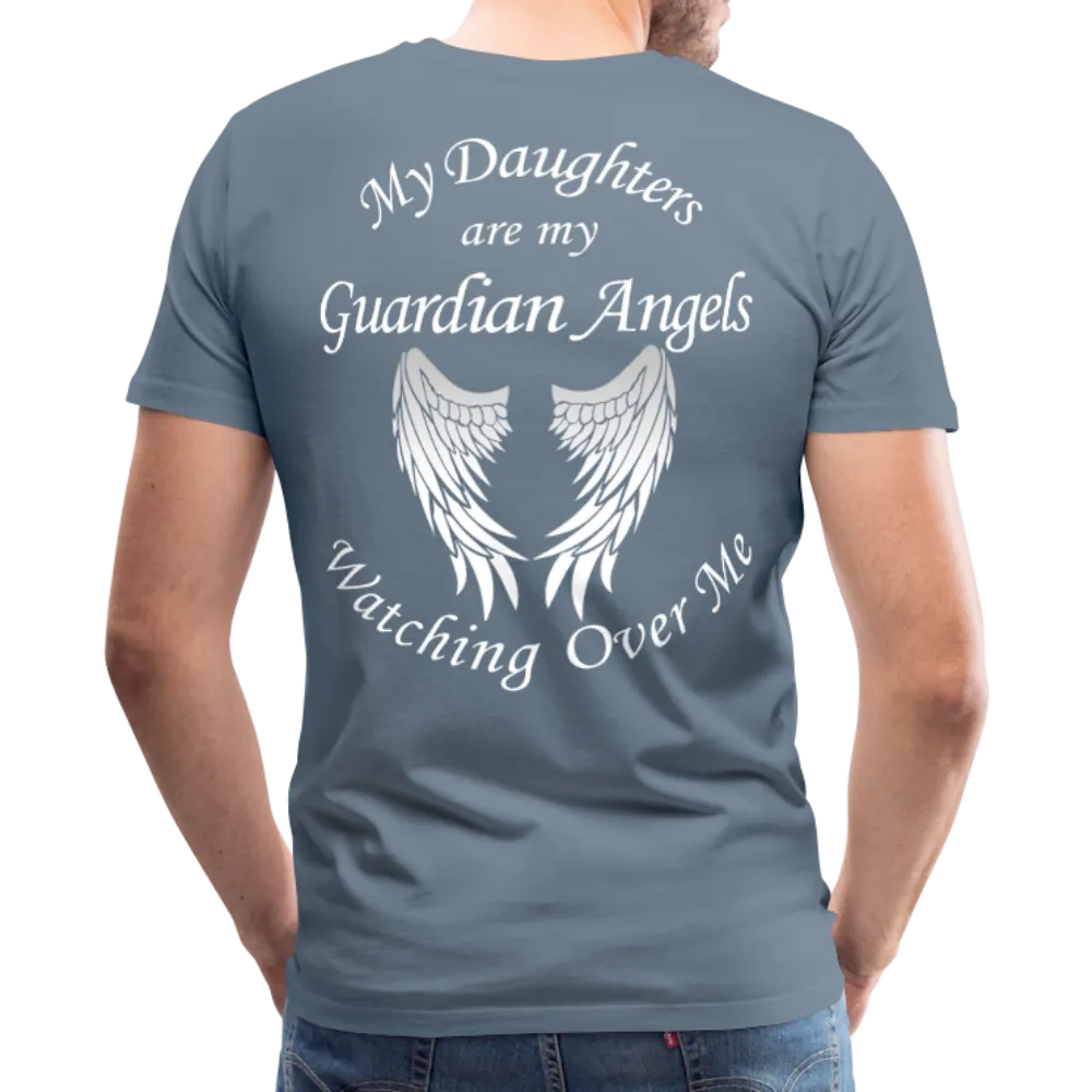 My Daughters are my Guardian Angels Men's Premium T-Shirt