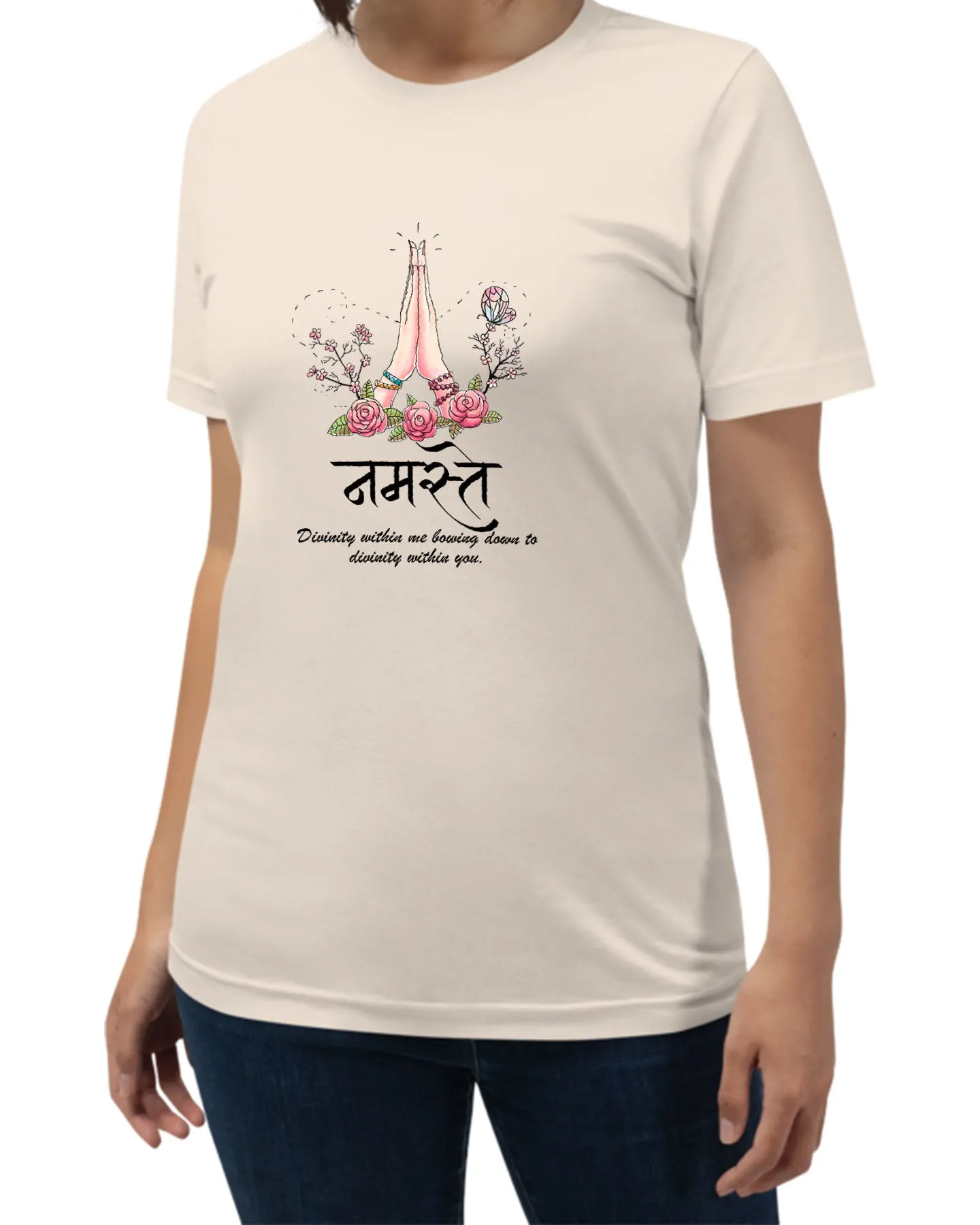 Namaste, Sanskrit T-shirt