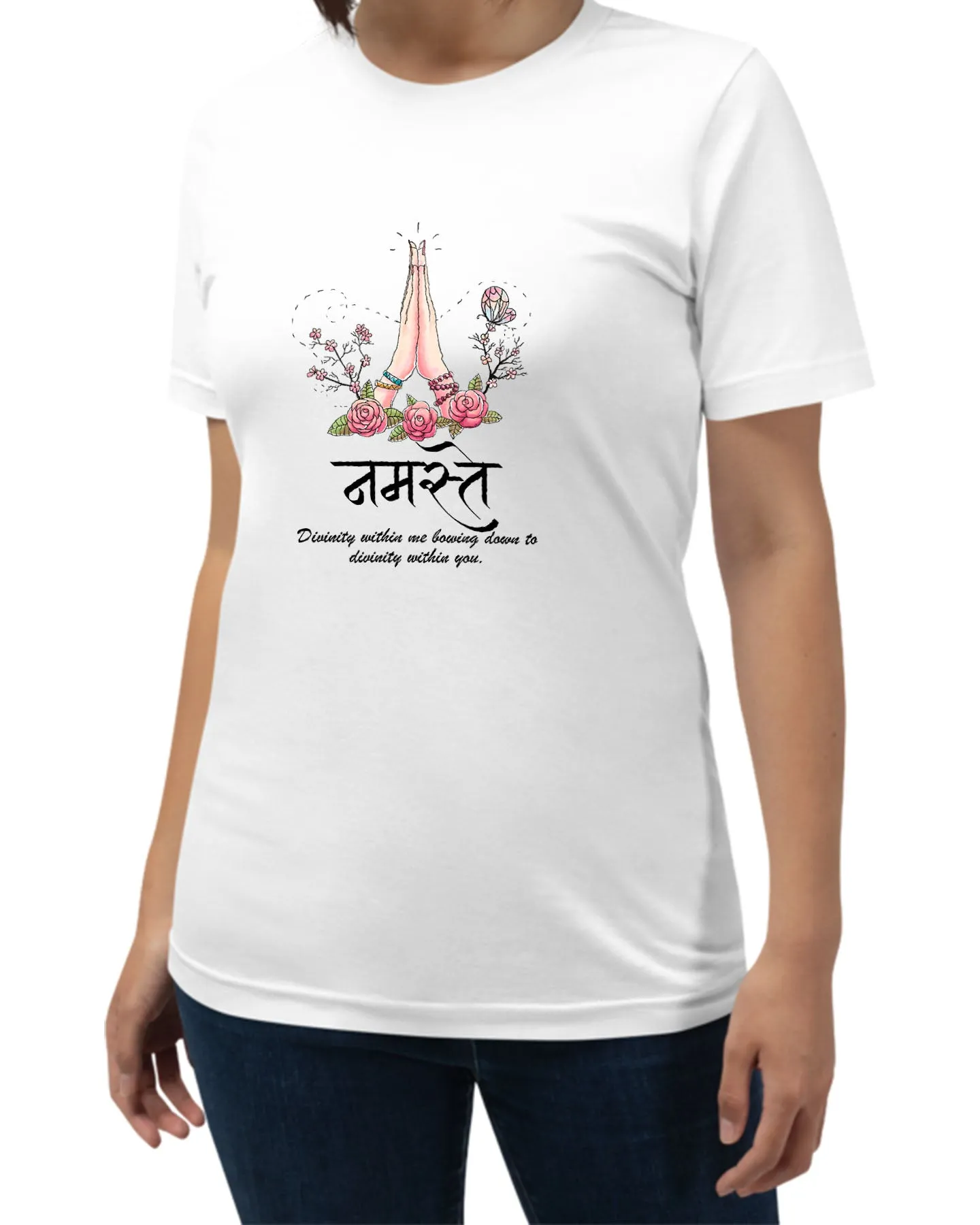 Namaste, Sanskrit T-shirt