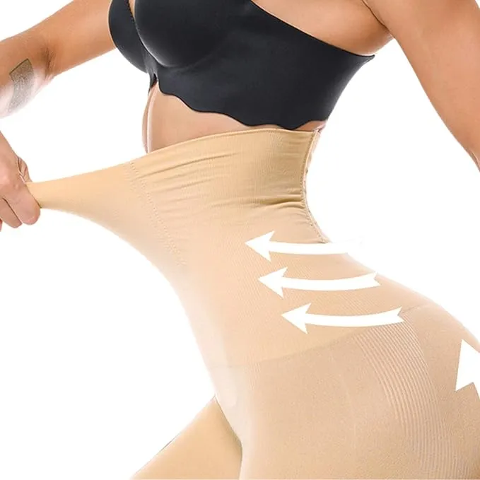 New Alohra Women Shapewear for Hourglass Body Curves Compression Body Shaper Seamless Tummy Control Shorts, Beige, Sz XXL