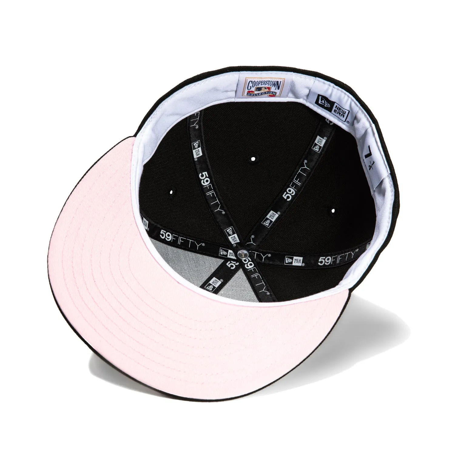 New Era 59Fifty Arizona Diamondbacks 2001 World Series Patch Pink UV D Hat -  Black