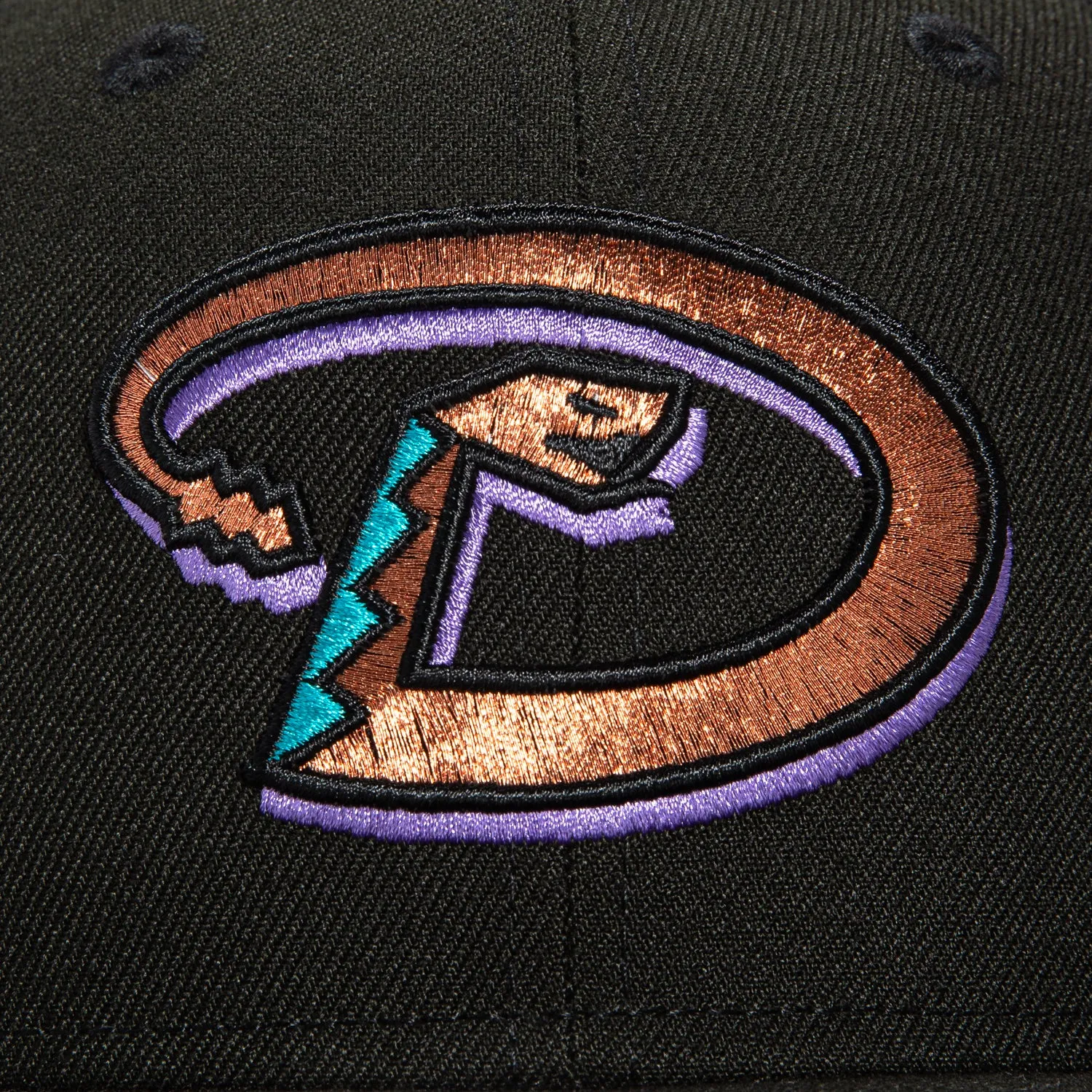 New Era 59Fifty Arizona Diamondbacks 2001 World Series Patch Pink UV D Hat -  Black