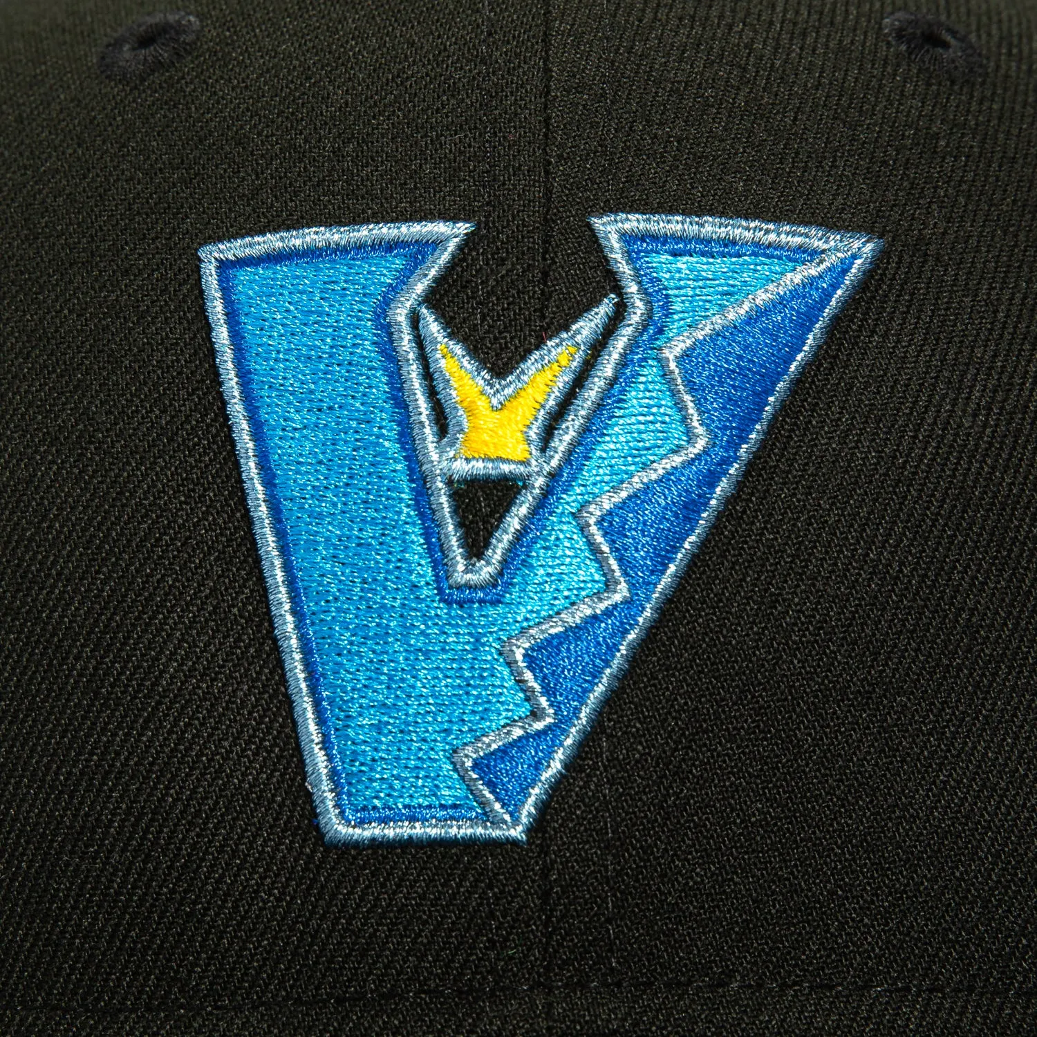 New Era 59Fifty Arizona Diamondbacks Inaugural Patch Upside Down A Hat - Black, Neon Blue