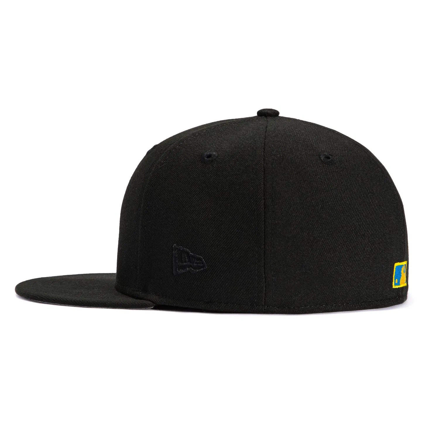 New Era 59Fifty Arizona Diamondbacks Inaugural Patch Upside Down A Hat - Black, Neon Blue