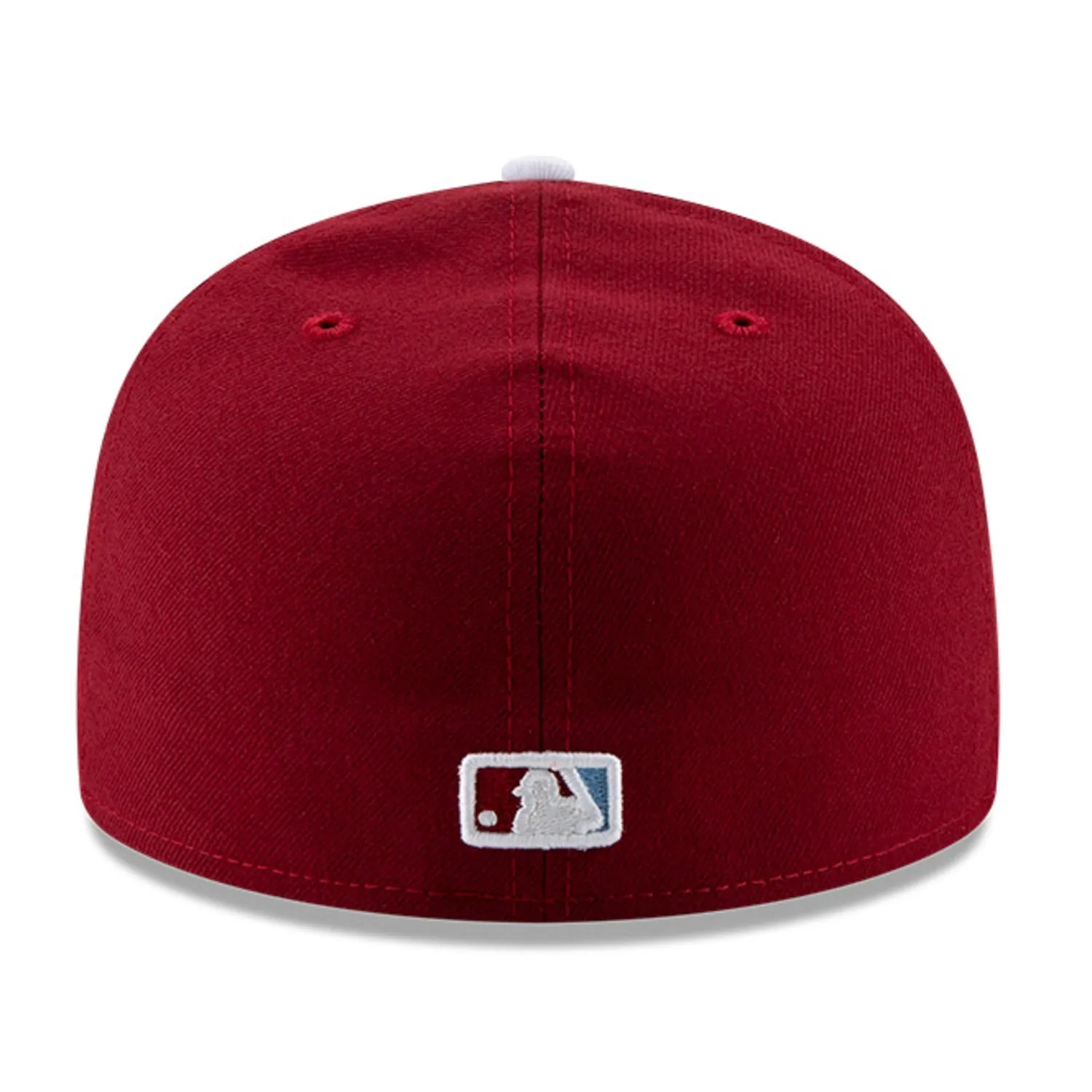New Era 59Fifty Authentic Collection Philadelphia Phillies Alternate 2 Hat - Cardinal, White