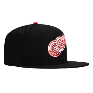 New Era 59Fifty Detroit Red Wings Team UV Hat - Black