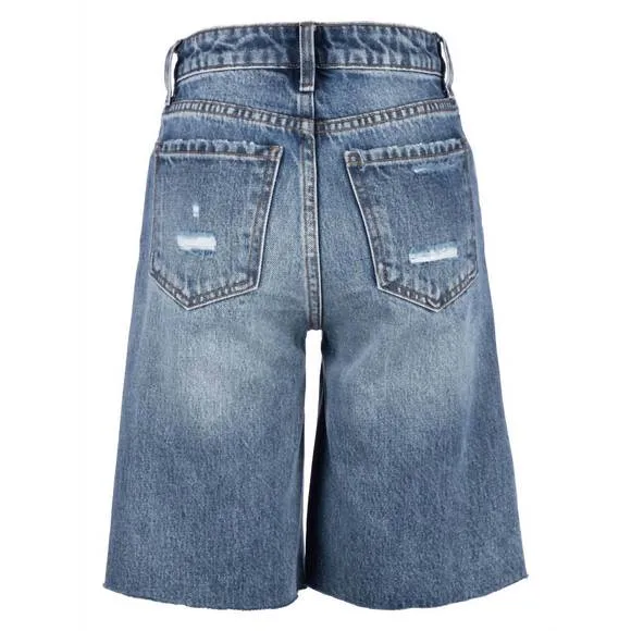 NEW KUT FROM THE KLOTH hailey high rise bermuda in enhanced