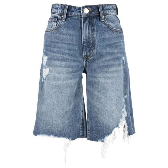 NEW KUT FROM THE KLOTH hailey high rise bermuda in enhanced