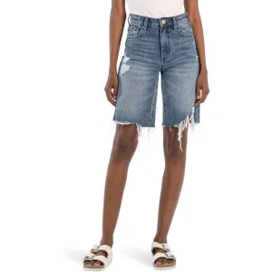 NEW KUT FROM THE KLOTH hailey high rise bermuda in enhanced