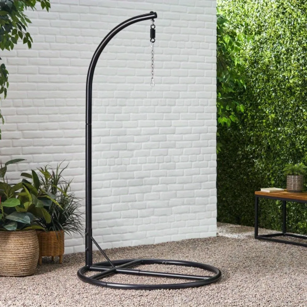 NEW Retails $120 JvFun Hanging Hammock/Egg Chair Stand for Indoor Outdoor, Heavy Duty 330 Pound Weight Capacity