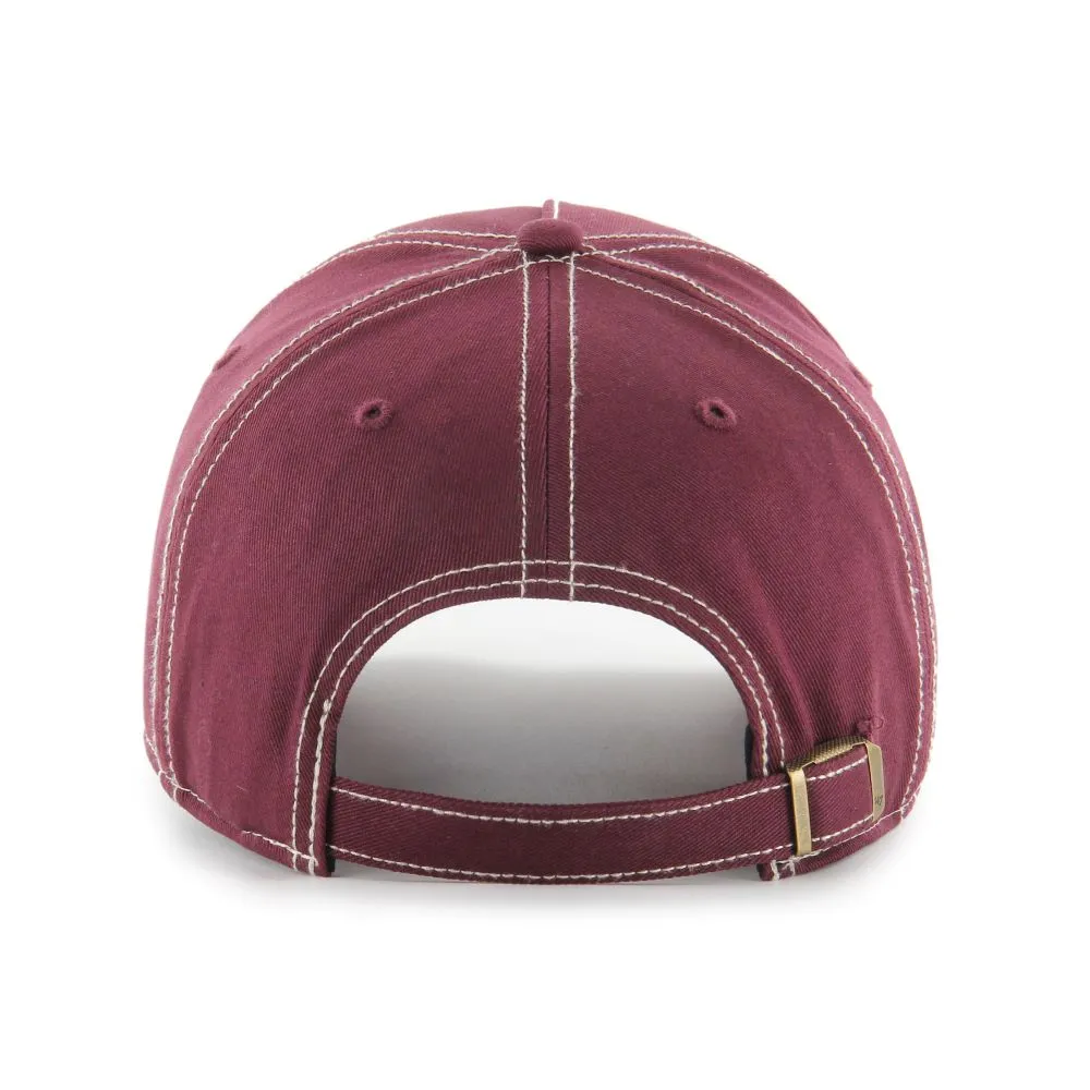 New York Yankees Dark Maroon/Bone Contrast Stitch 47 MVP DT