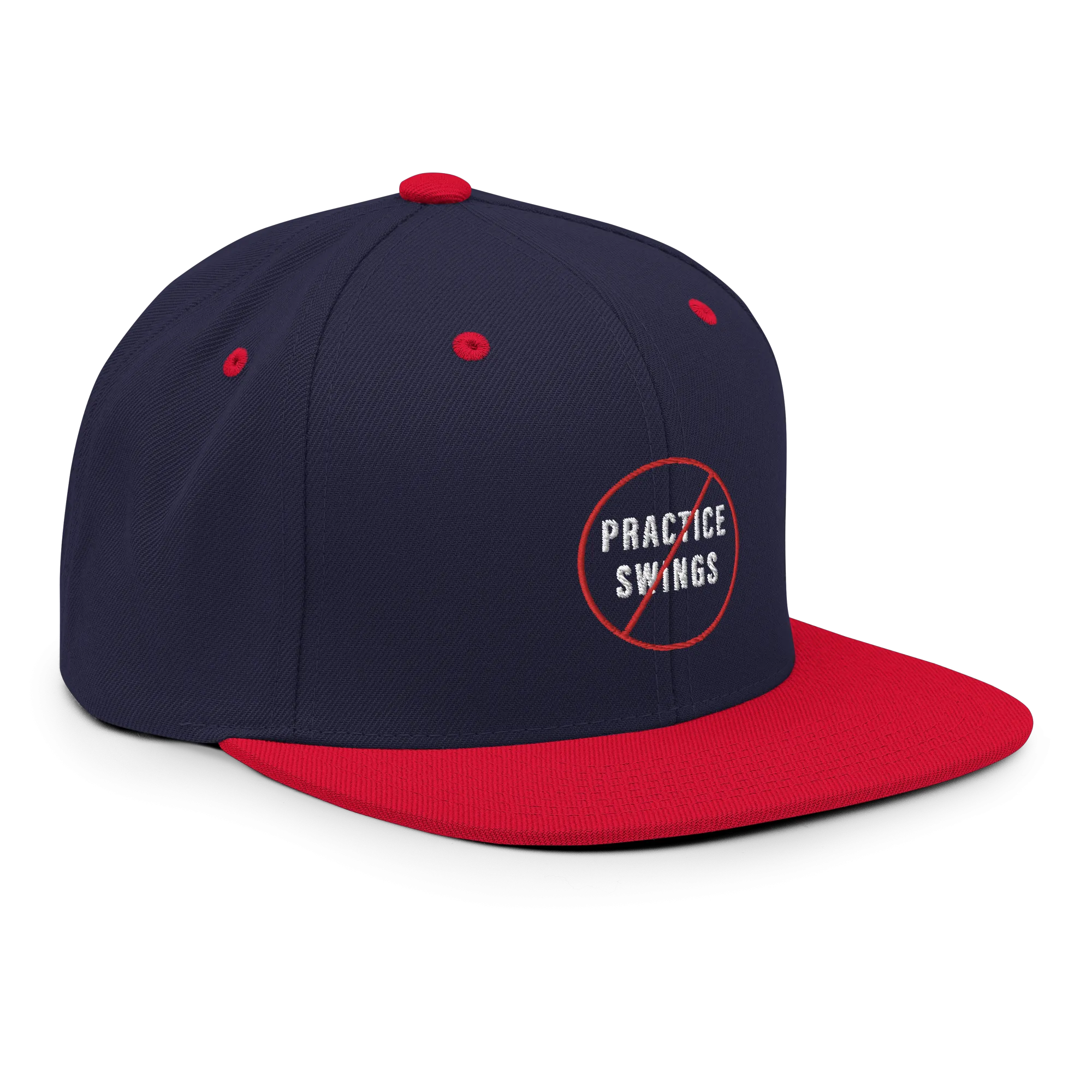 No Practice Swings Snapback Hat