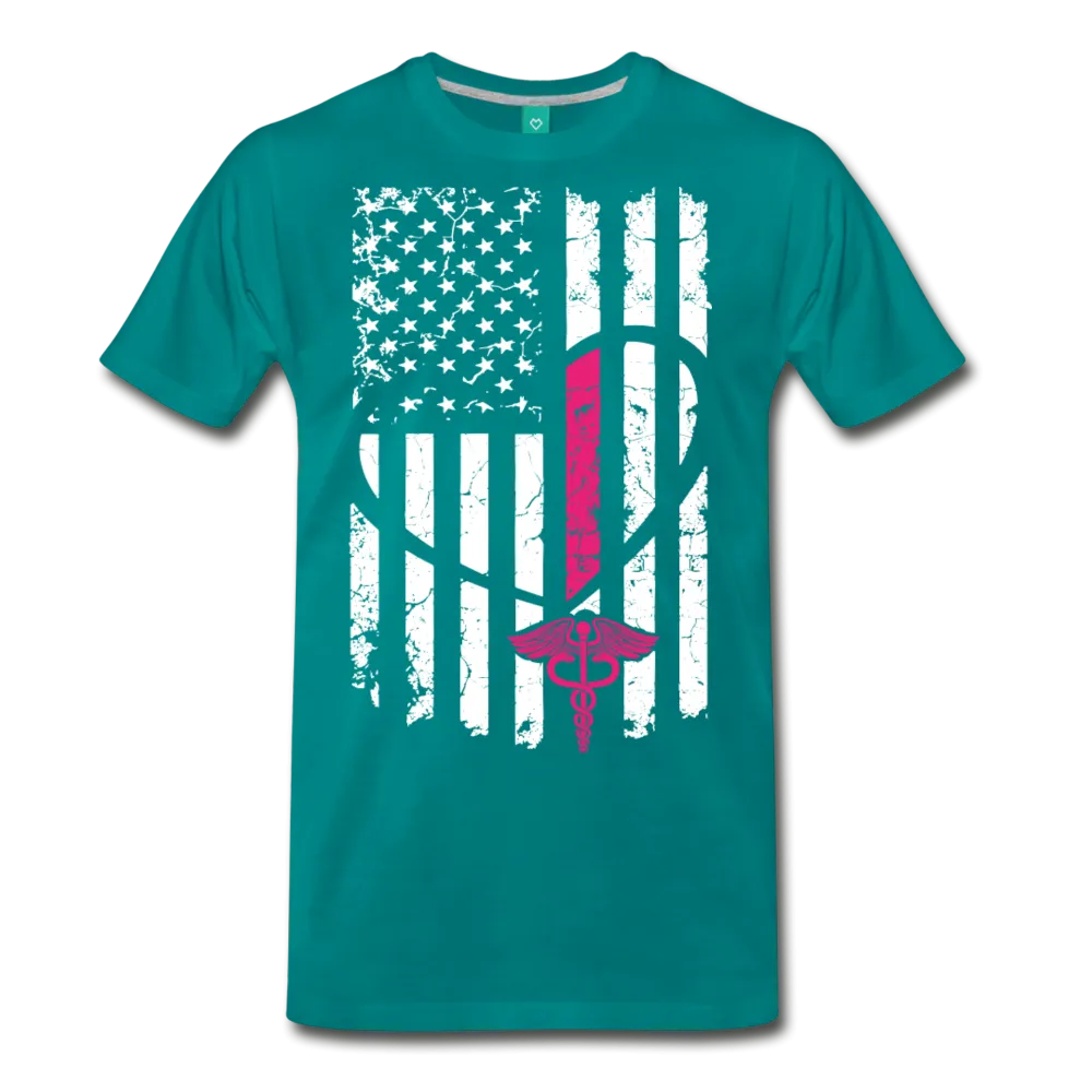 Nurse Flag Flag Men's Premium T-Shirt (CK1394)