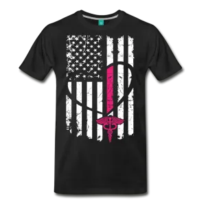 Nurse Flag Flag Men's Premium T-Shirt (CK1394)