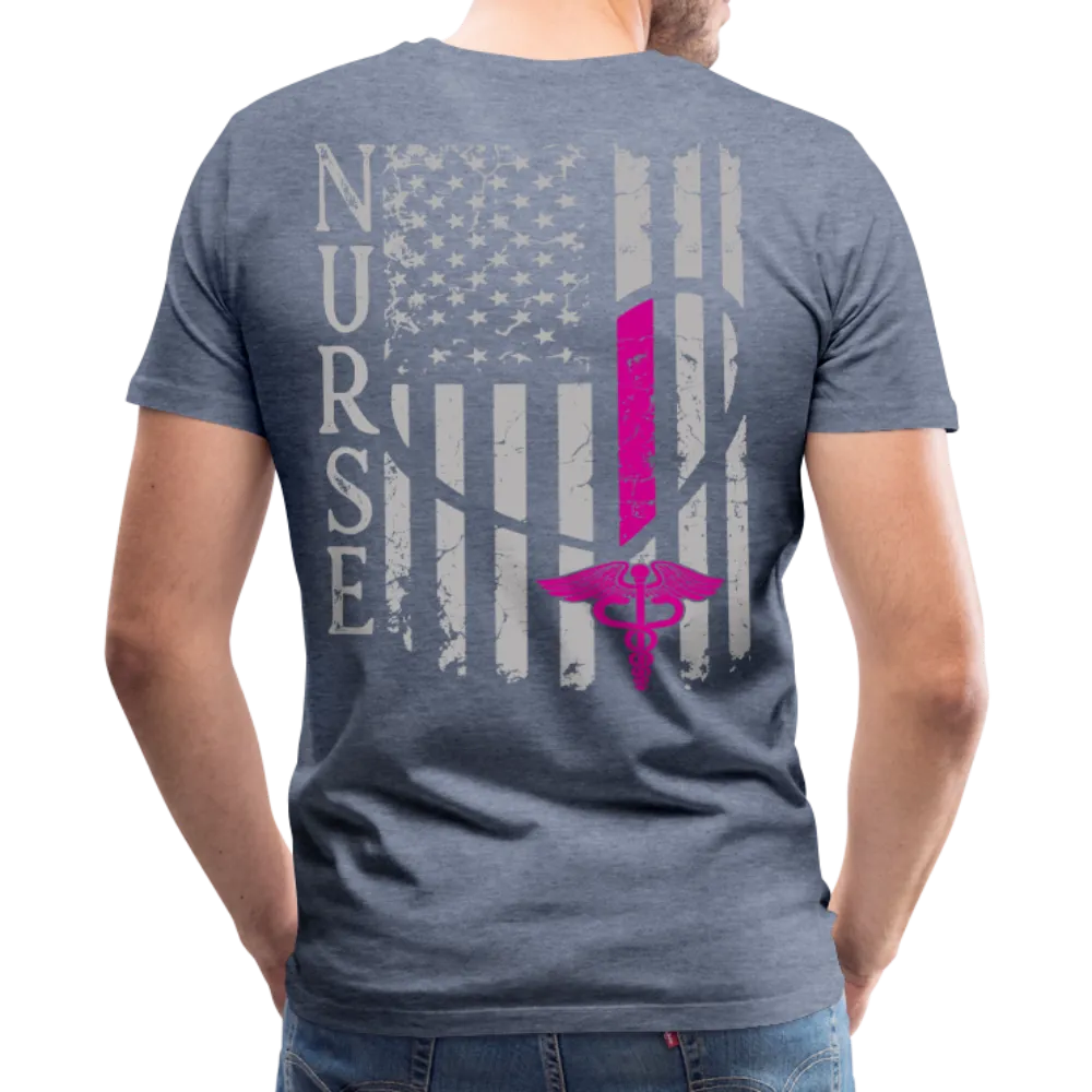 Nurse Flag Men's Premium T-Shirt (CK1213) Updated 