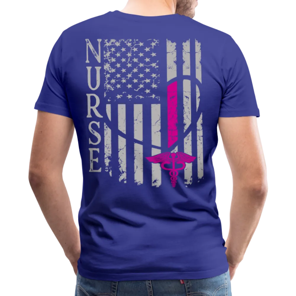 Nurse Flag Men's Premium T-Shirt (CK1213) Updated 
