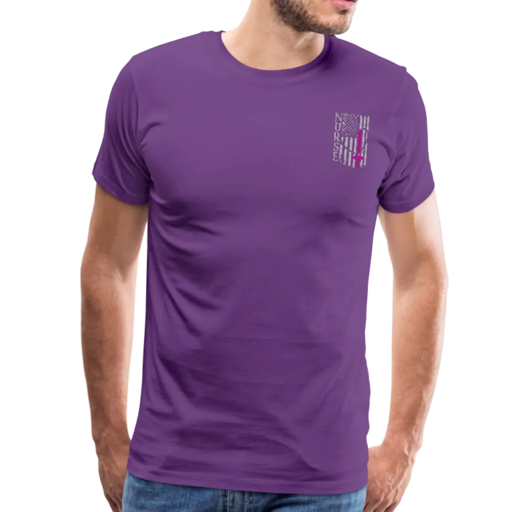 Nurse Flag Men's Premium T-Shirt (CK1213) Updated 