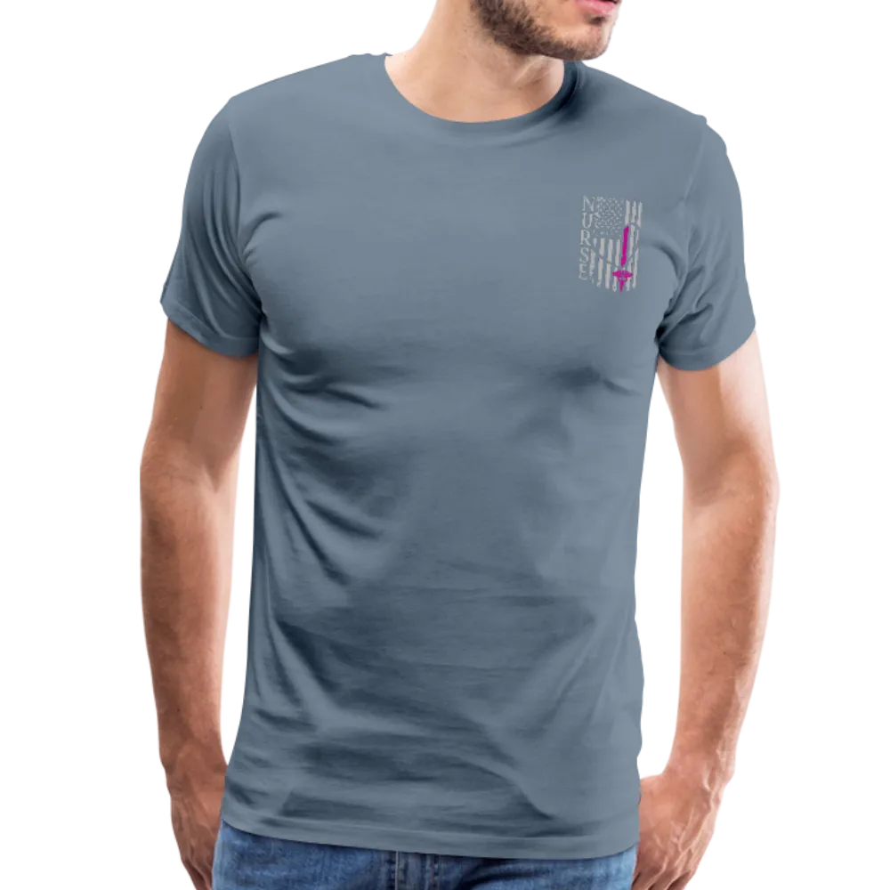 Nurse Flag Men's Premium T-Shirt (CK1213) Updated 