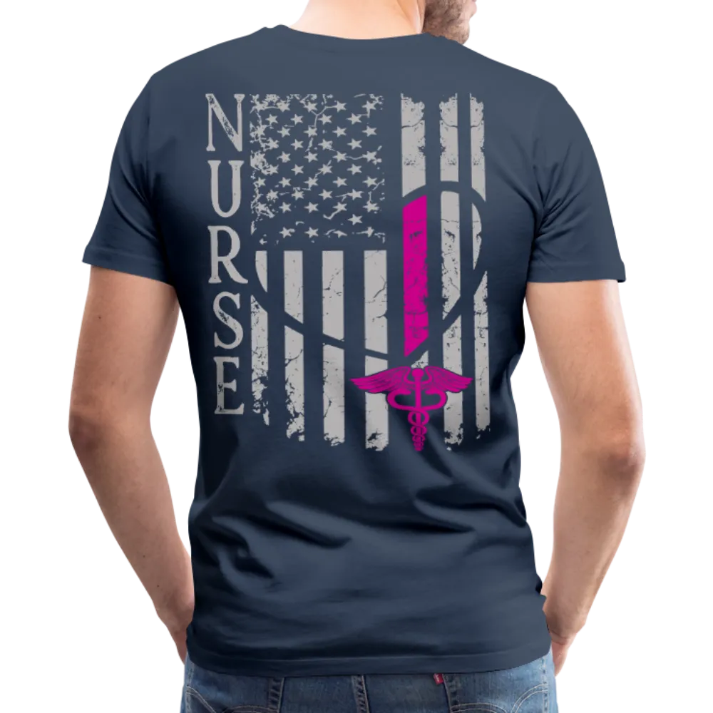 Nurse Flag Men's Premium T-Shirt (CK1213) Updated 
