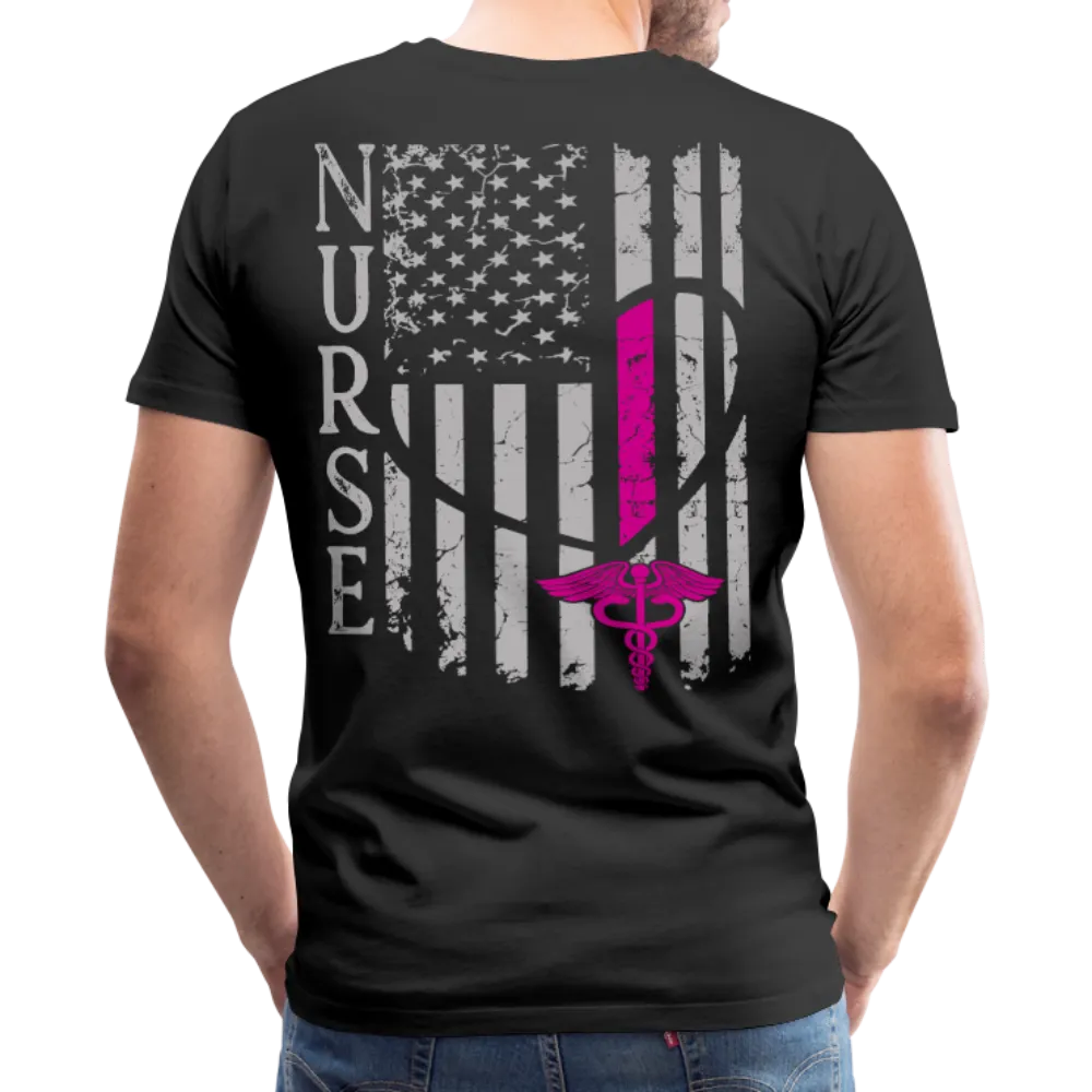 Nurse Flag Men's Premium T-Shirt (CK1213) Updated 