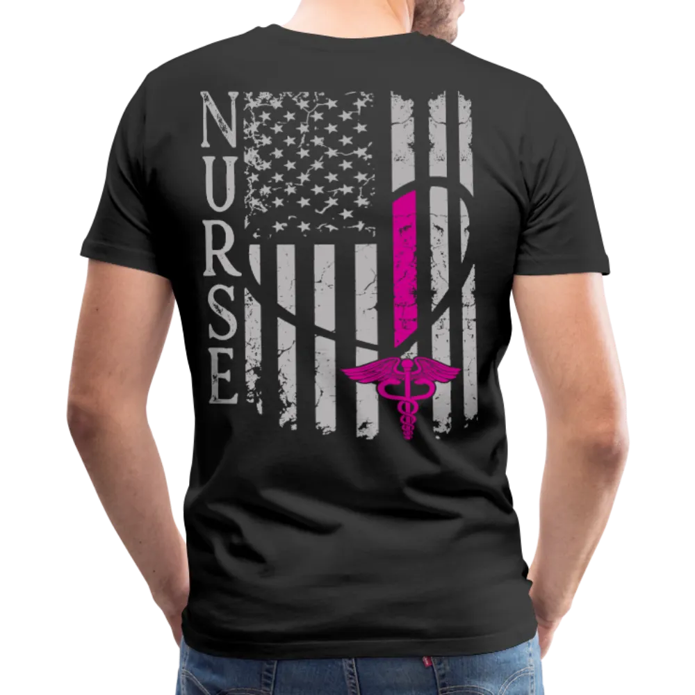 Nurse Flag Men's Premium T-Shirt (CK1213) Updated 