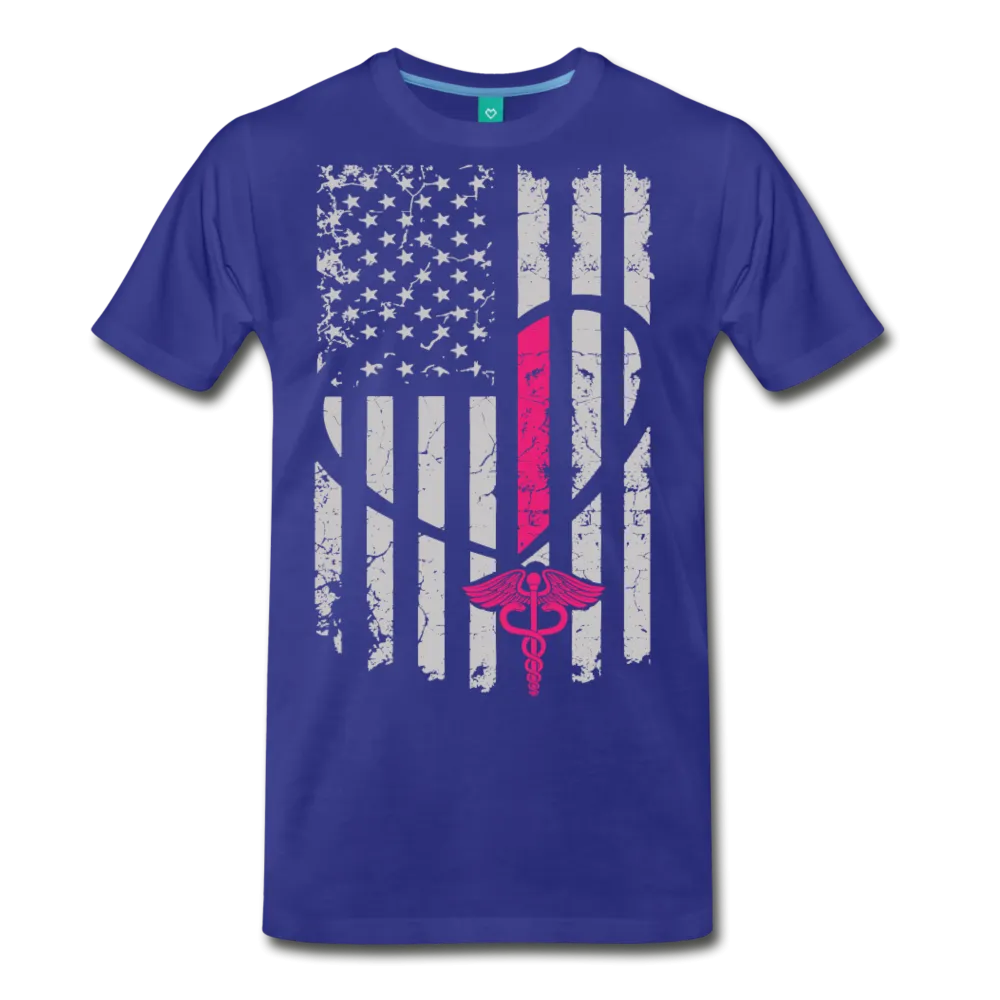 Nurse Flag Men's Premium T-Shirt (CK1296)