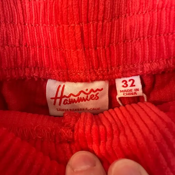 NWT Hammies retro California shorts 32 Red