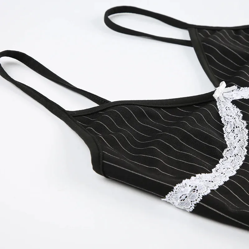 Obsidian Phoenix Striped Camisole Top