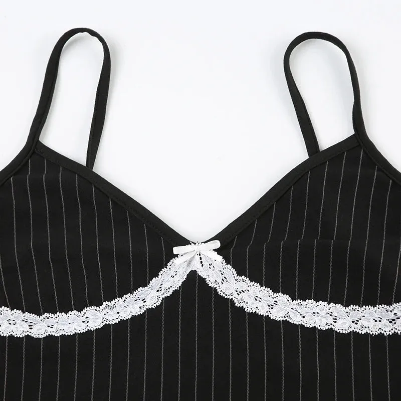 Obsidian Phoenix Striped Camisole Top