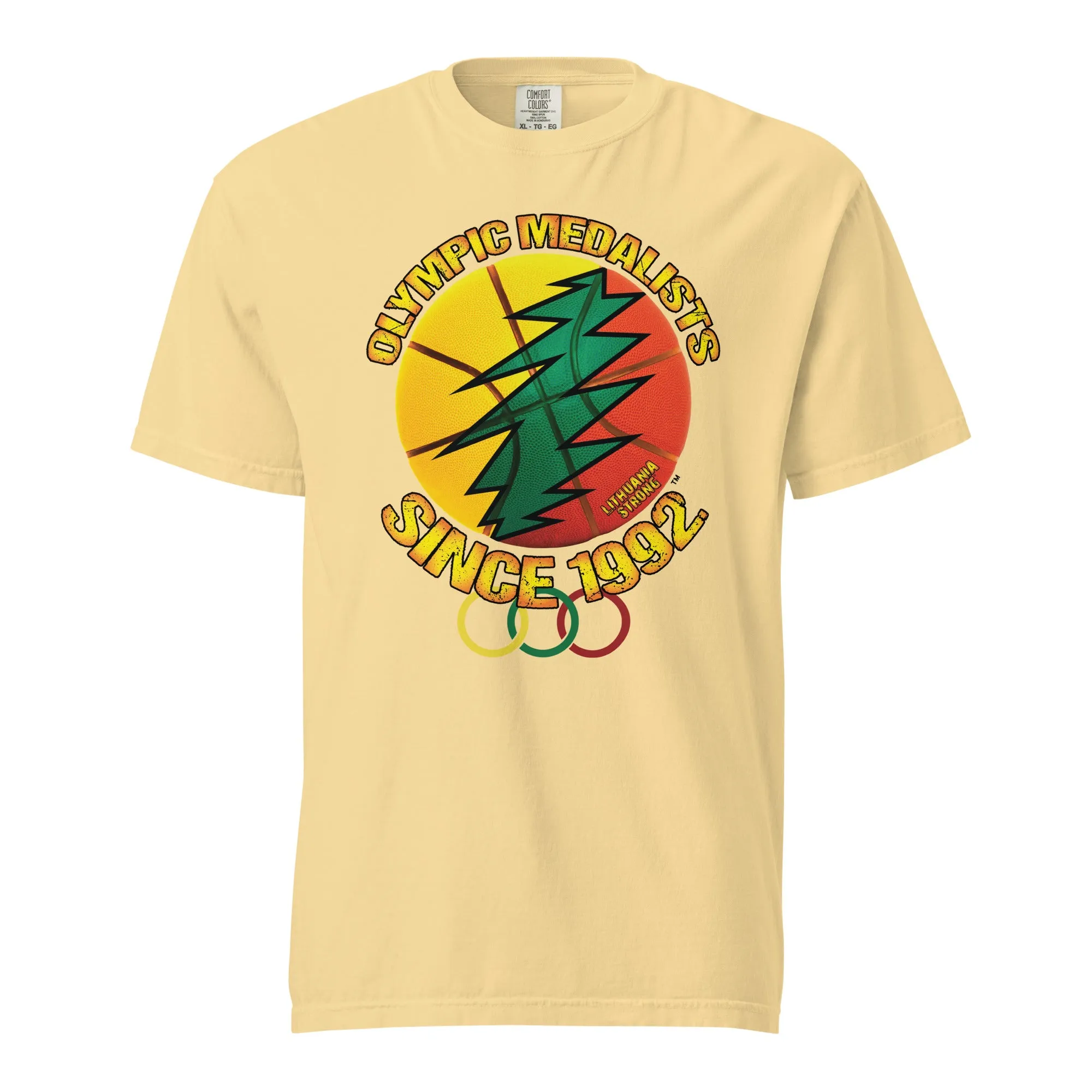 Olympic Medalists '92 - Men/Women Unisex Soft-Washed Comfort Cotton Short Sleeve T-Shirt