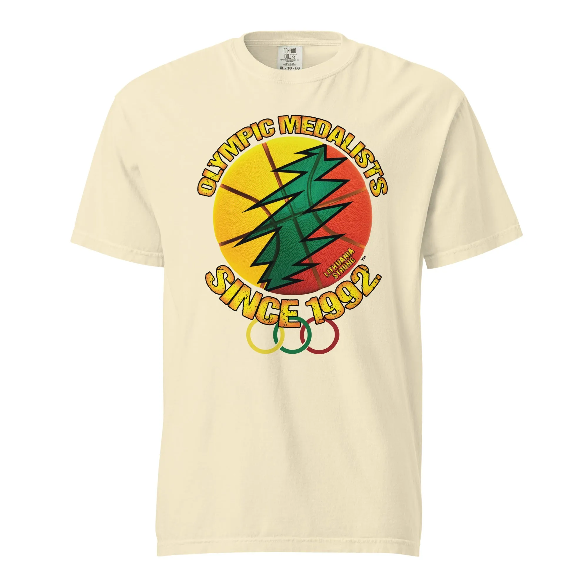 Olympic Medalists '92 - Men/Women Unisex Soft-Washed Comfort Cotton Short Sleeve T-Shirt