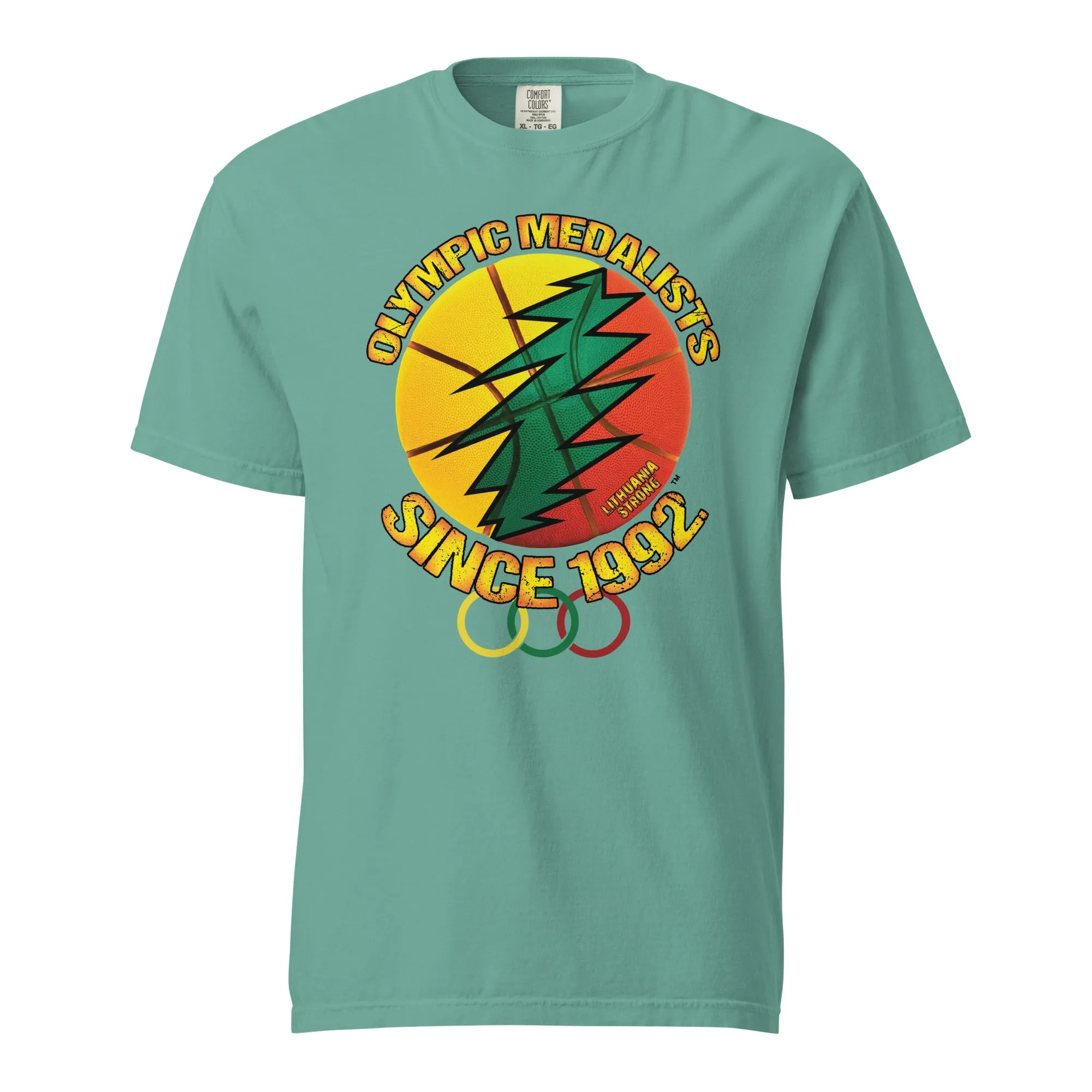 Olympic Medalists '92 - Men/Women Unisex Soft-Washed Comfort Cotton Short Sleeve T-Shirt