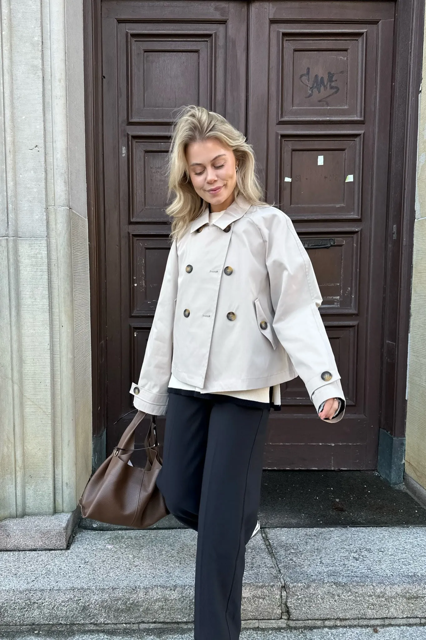 ONLApril Trenchcoat - Beige