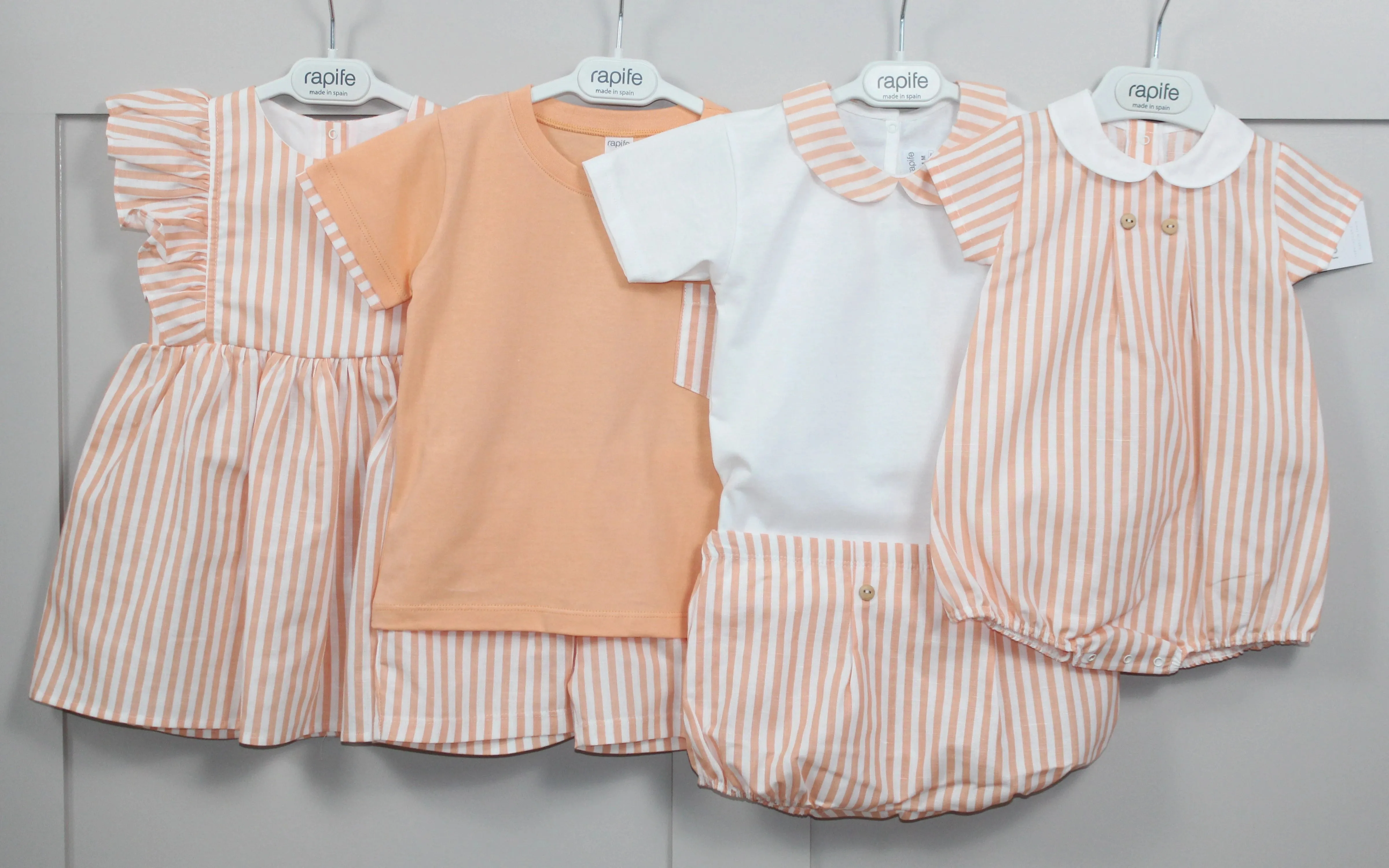 Orange Stripe Bodysuit and shorts