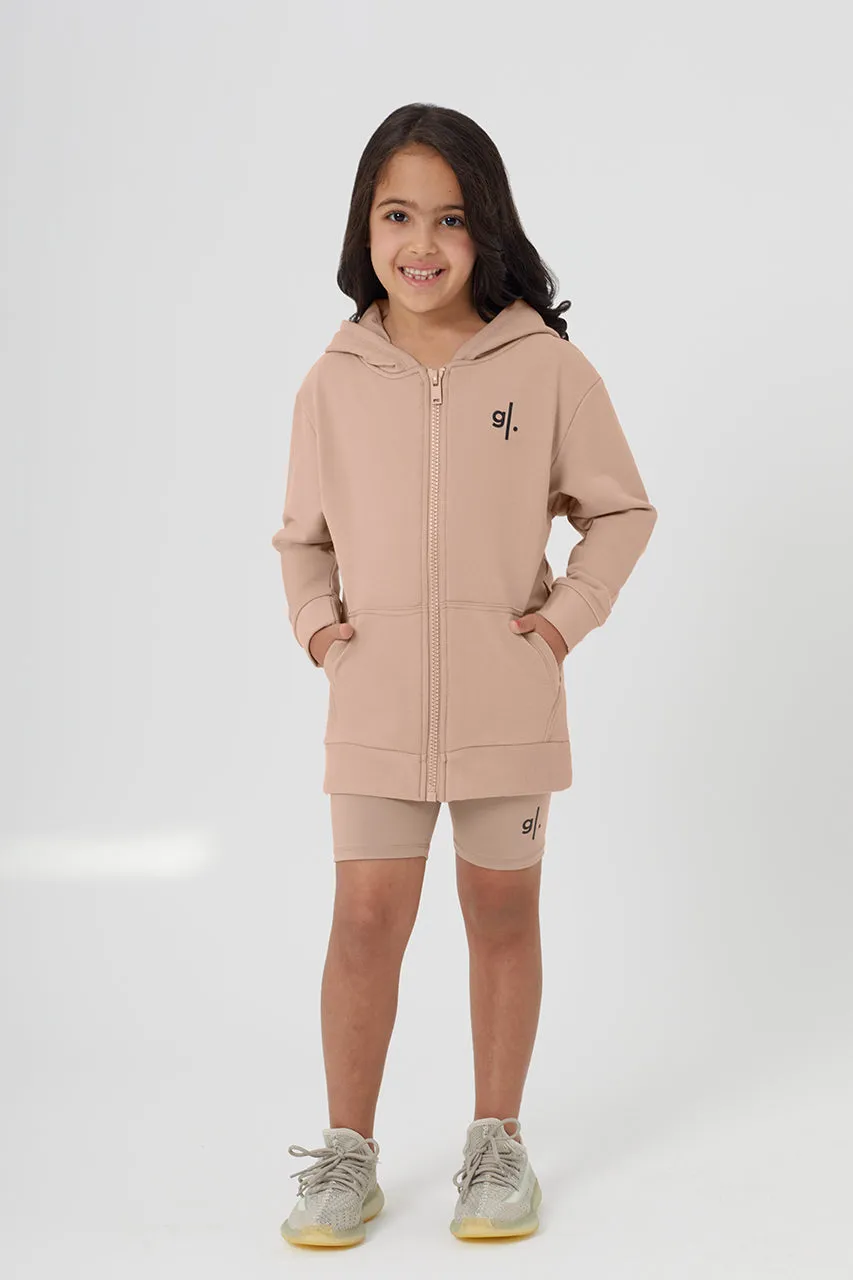 Organic Bamboo Cozy Zip Hoodie Girls