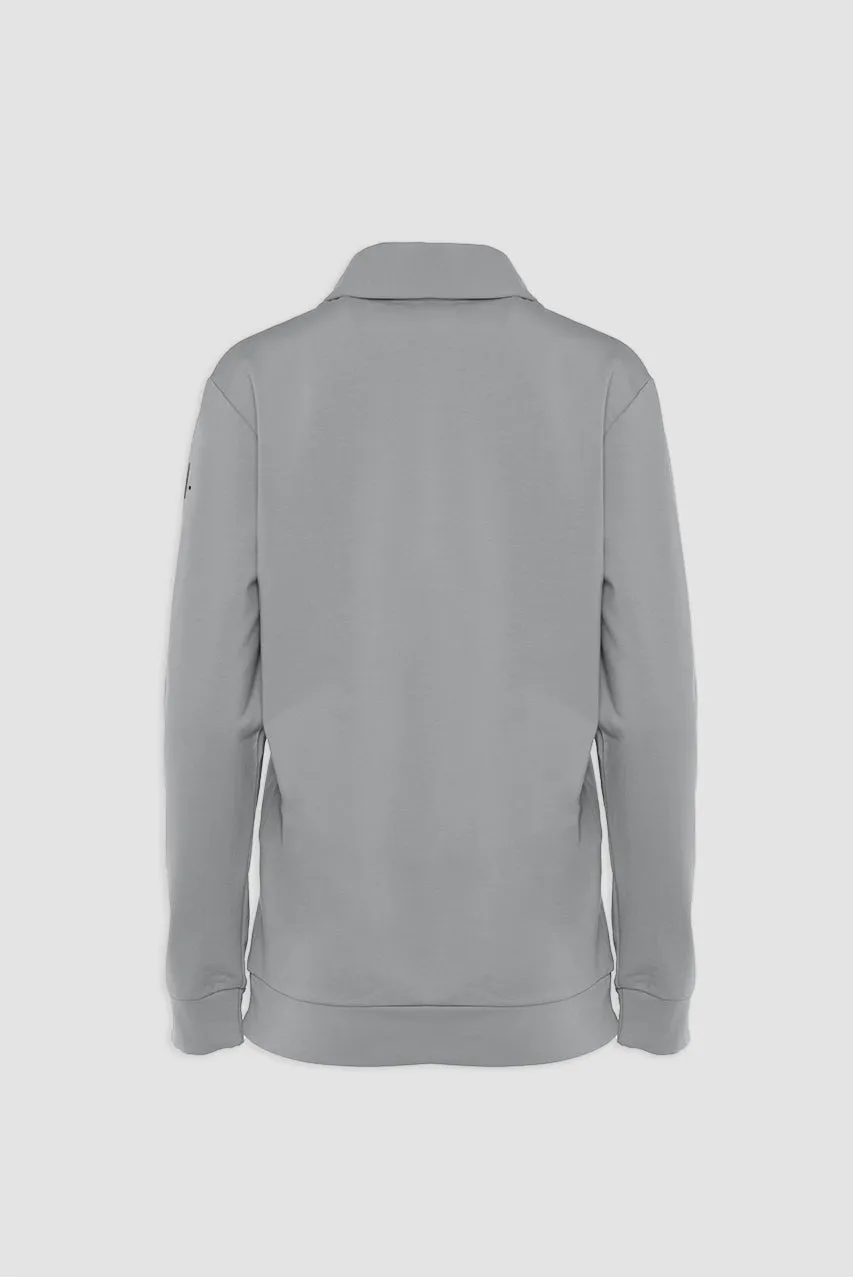 Organic Bamboo Women Cozy Half Zip Slim Fit Jumper