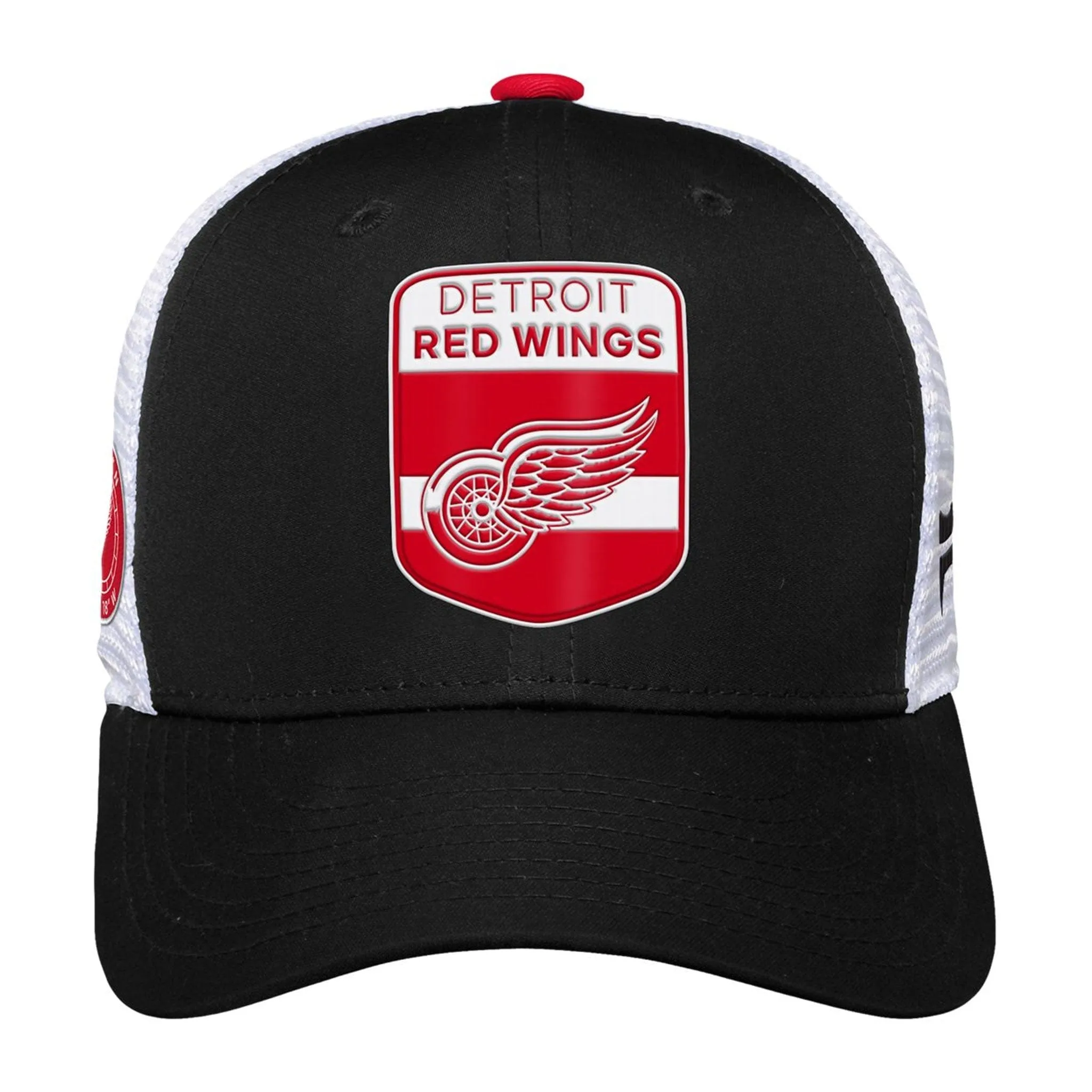 Outer Stuff NHL Draft Structured Trucker Youth Hat - Detroit Red Wings