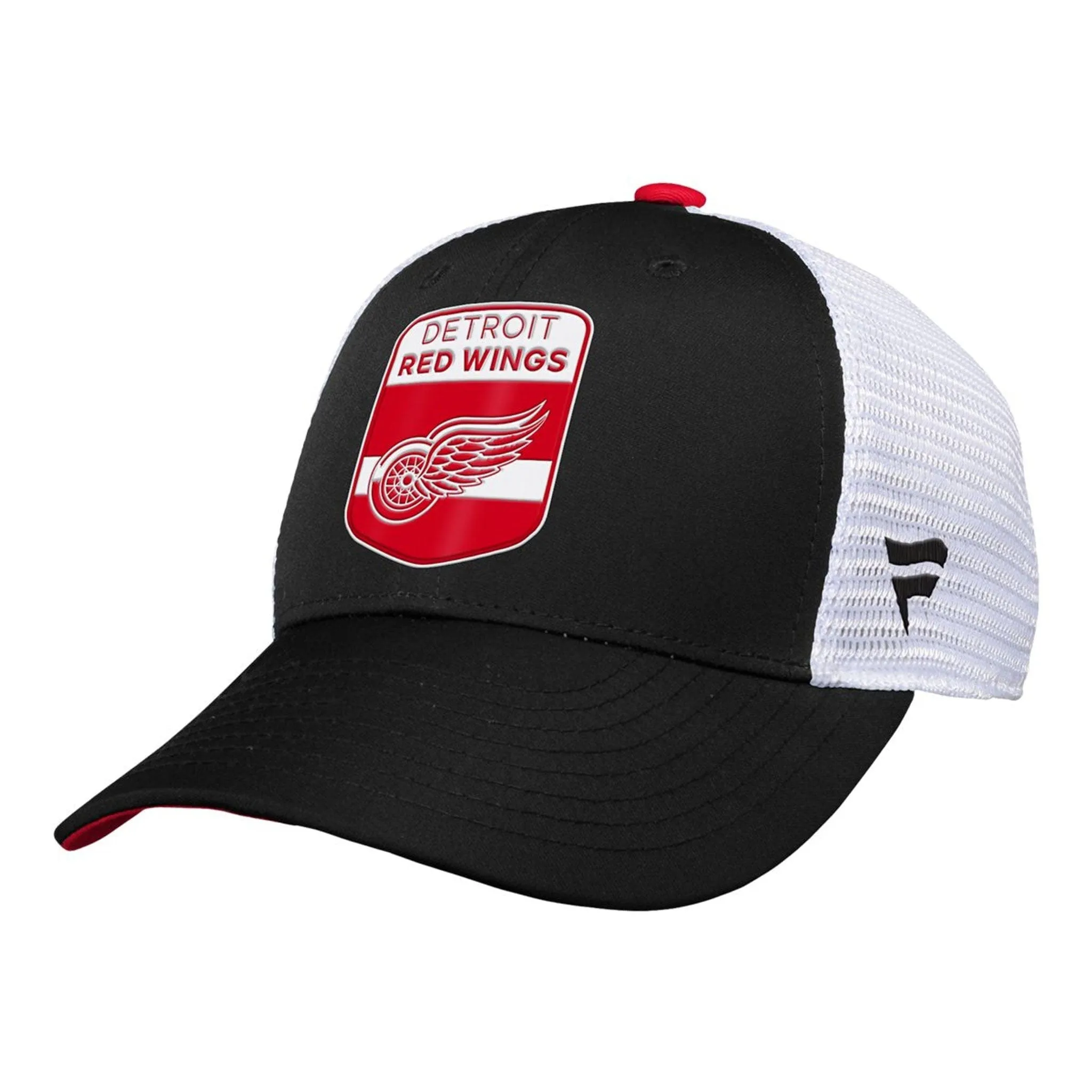 Outer Stuff NHL Draft Structured Trucker Youth Hat - Detroit Red Wings