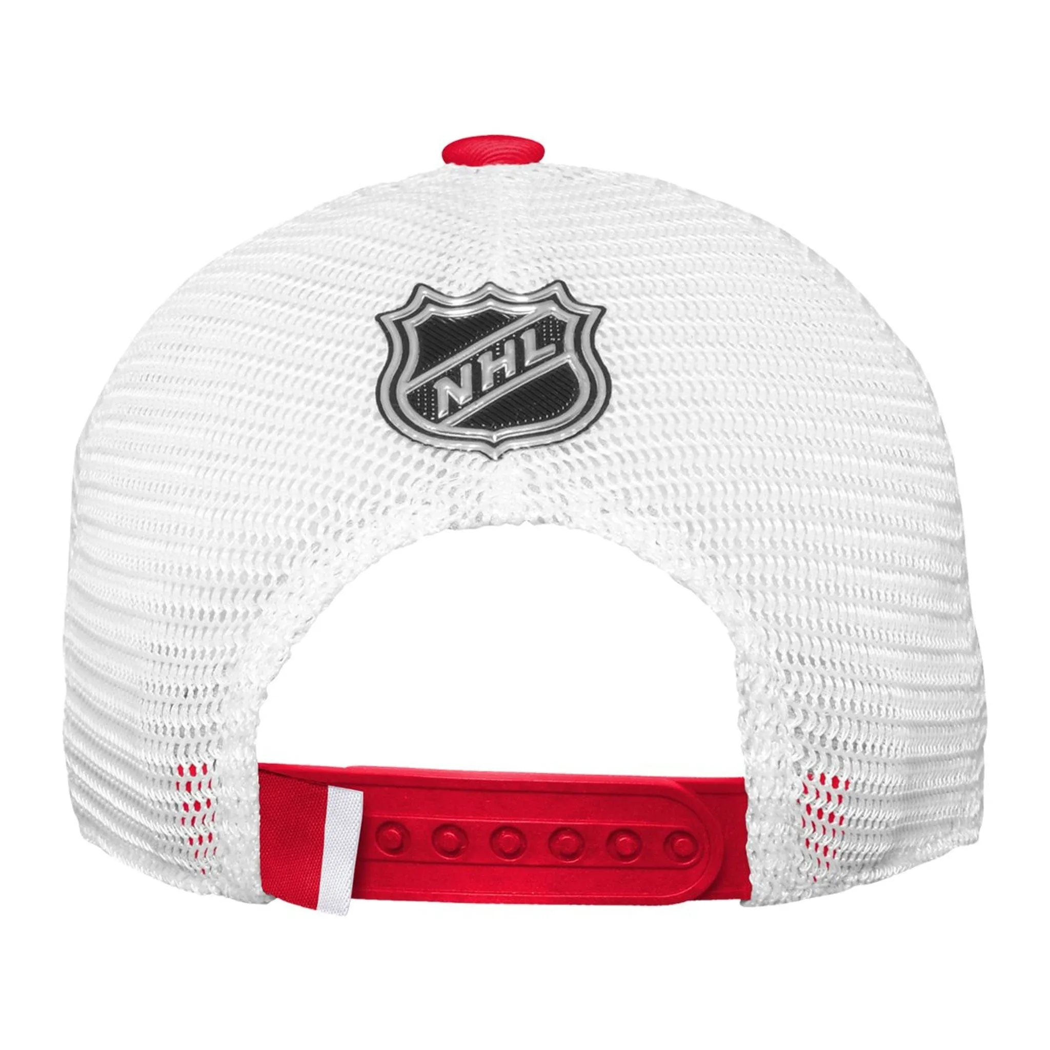 Outer Stuff NHL Draft Structured Trucker Youth Hat - Detroit Red Wings