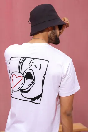 Oversized Lollipop Graphic T-Shirt