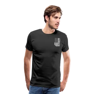Papa American Flag Men's Premium T-Shirt (CK1902)